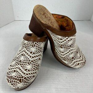 Women's Korks Platform Wedge clog, Size US 6